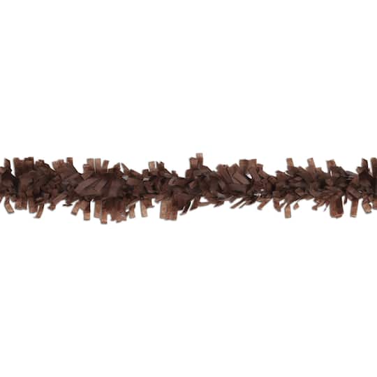 Beistle 25ft. Brown Tissue Festooning, 2ct.